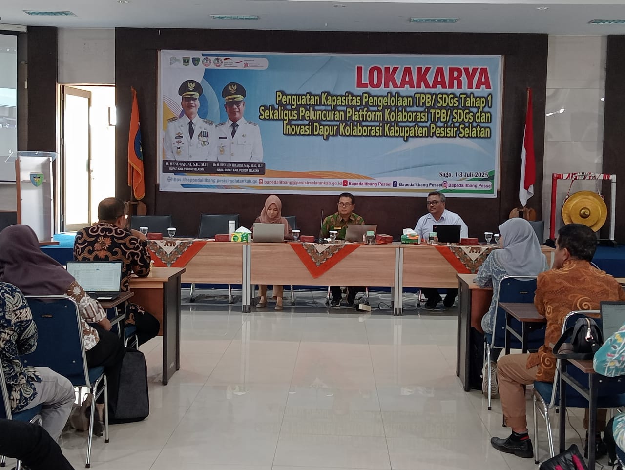 PELUNCURAN PLATFORM DAPUR KOLABORASI TANDAI HARI KE-3 PENGUATAN KAPASITAS TPB/SDGS DI PESISIR SELATAN