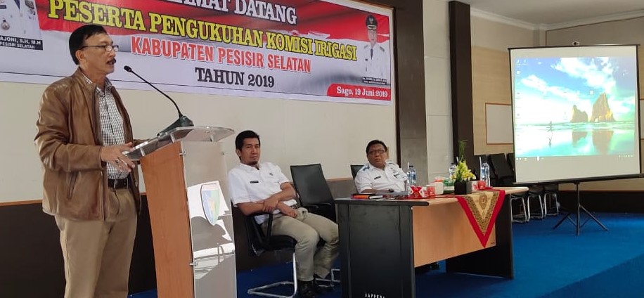 PENGUKUHAN KOMISI IRIGASI KAB. PESISIR SELATAN