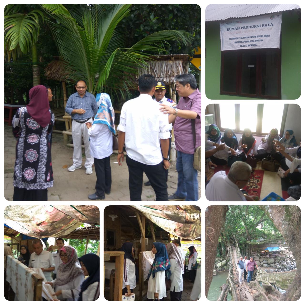 KUNJUNGAN LAPANGAN KE LUMPO DAN BAYANG KEGIATAN WORKSHOP PENGKAJIAN PENGEMBANGAN EKONOMI DALAM MENIN