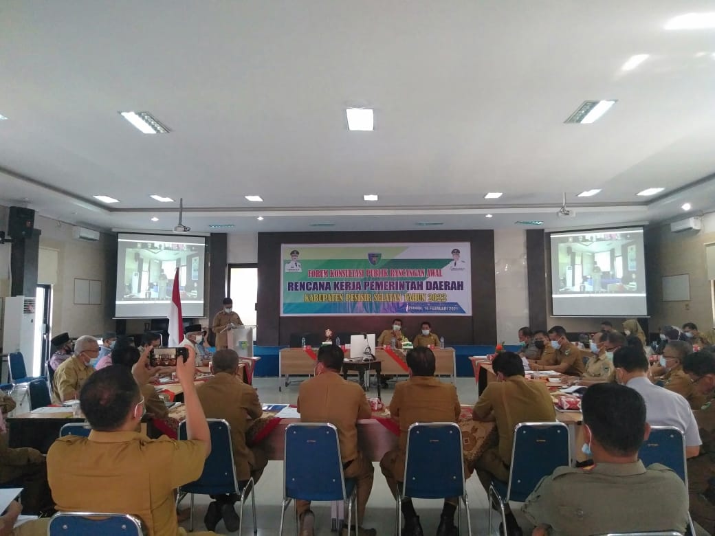 FORUM KONSULTASI PUBLIK RANCANGAN AWAL RKPD TAHUN 2022