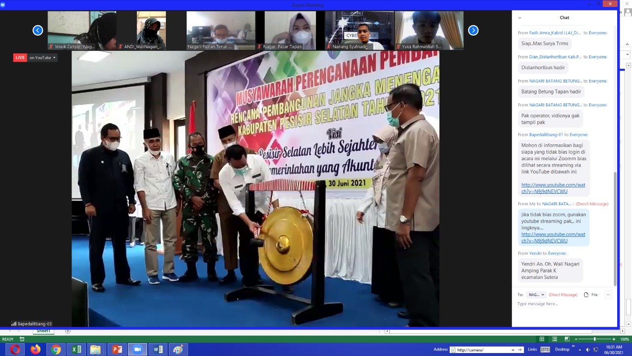 MUSRENBANG RPJMD KABUPATEN PESISIR SELATAN TAHUN 2021-2026