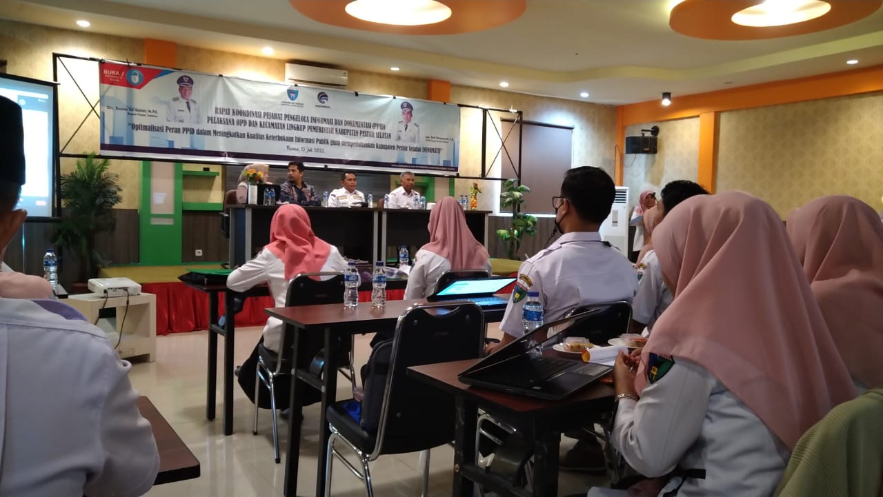 RAKOR PPID PELAKASANA OPD DAN KECAMATAN