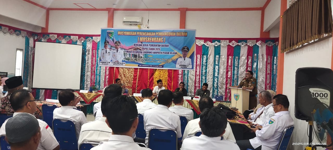 BUPATI HENDRAJONI: KERJA BUKAN SEKADAR RUTINITAS, BUTUH ETOS DAN TEROBOSAN BARU