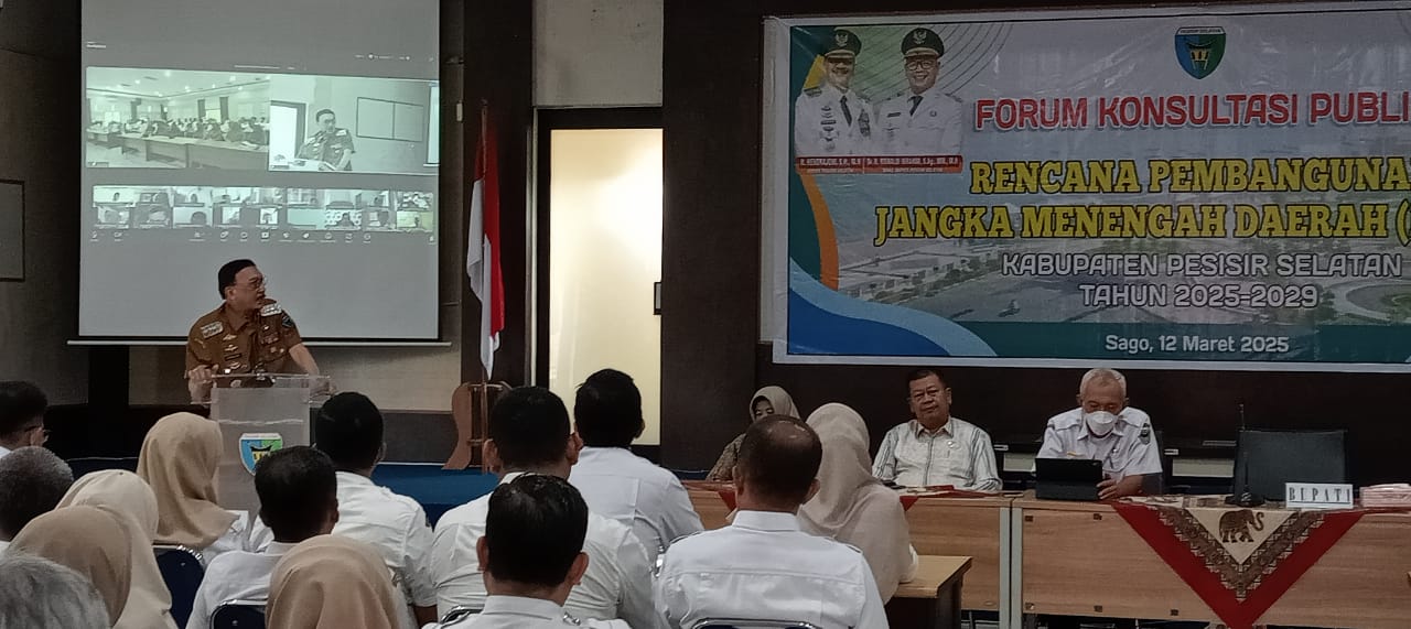FKP DIMULAI UNTUK PEMATANGAN RPJMD KAB.PESISIR SELATAN TAHUN 2025-2029