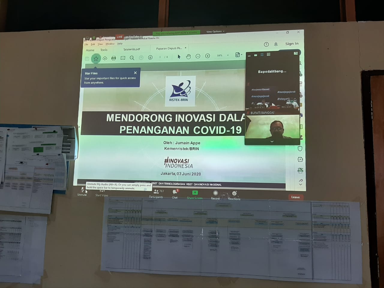 WEBINAR INOVASI DALAM PENANGANAN COVID-19 DI BAPEDALITBANG