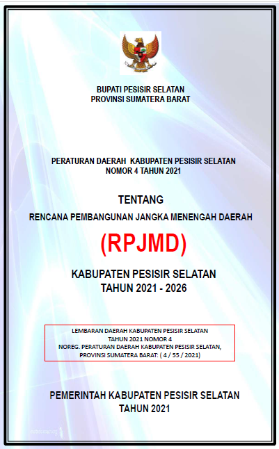 Rencana Pembangunan Jangka Menengah Daerah