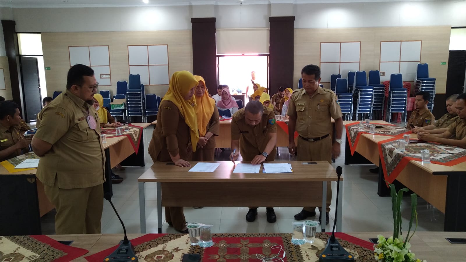 PISAH SAMBUT DAN SERAH TERIMA JABATAN  PEJABAT BAPEDALITBAG PASCA MUTASI